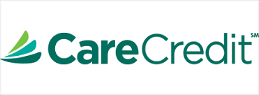 A logo of carecredit for the company.